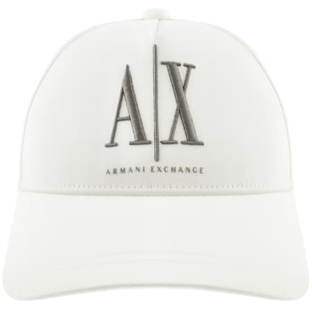 Product Image for Armani Exchange Logo Baseball Cap White