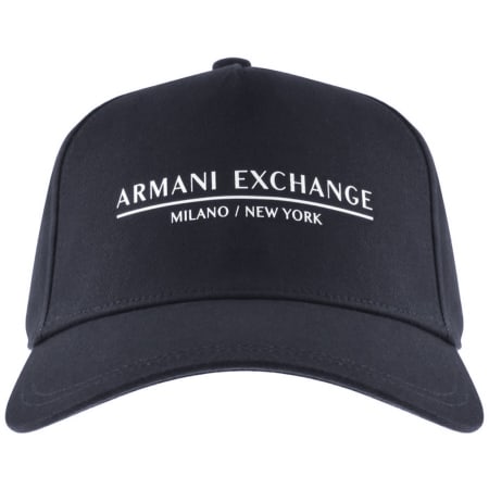 Product Image for Armani Exchange Logo Baseball Cap Navy