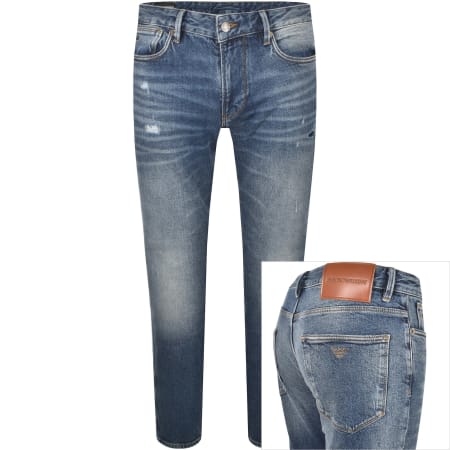 Product Image for Emporio Armani J06 Slim Fit Jeans Blue