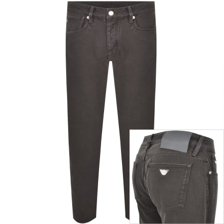 Product Image for Emporio Armani J75 Slim Fit Jeans Anthracite Grey