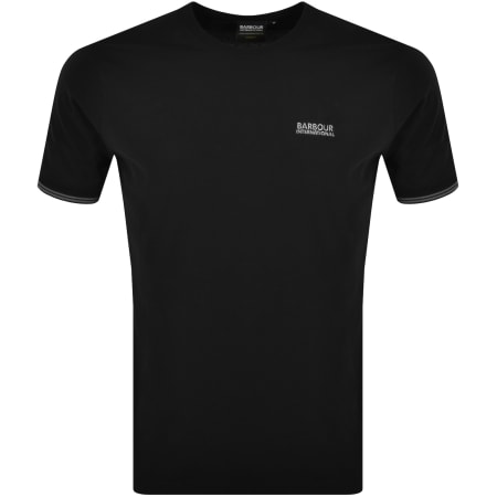 Product Image for Barbour International Philip Tipped T Shirt Black