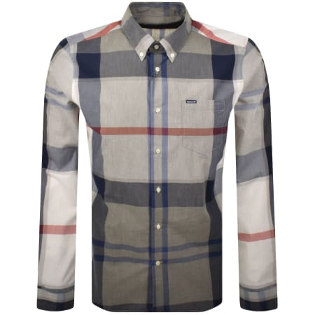Product Image for Barbour Harris Check Long Sleeved Shirt Green
