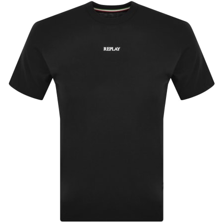 Product Image for Replay Logo T Shirt Black