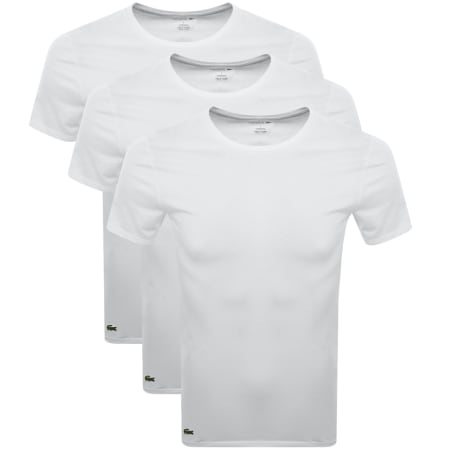 Product Image for Lacoste 3 Pack T Shirts White