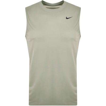 Product Image for Nike Training Dri Fit Logo Vest T Shirt Green