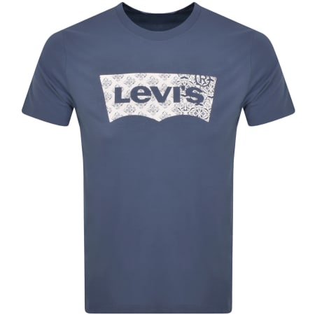 Product Image for Levis Graphic Crew Neck T Shirt Blue
