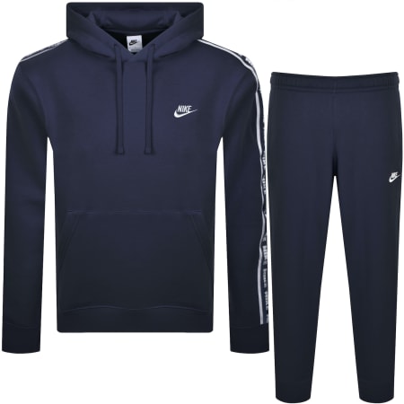 Product Image for Nike Club Hooded Tracksuit Navy