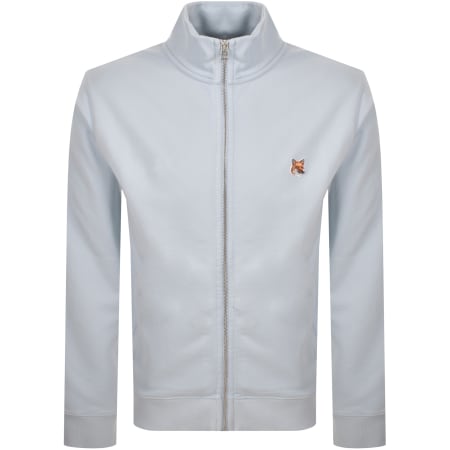 Product Image for Maison Kitsune Full Zip Sweatshirt Blue