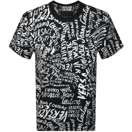 Product Image for Versace Jeans Couture Logo T Shirt Black