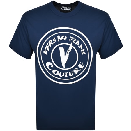 Product Image for Versace Jeans Couture Logo T Shirt Blue