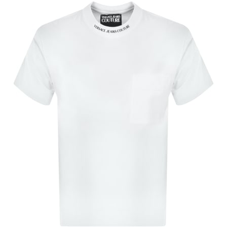 Product Image for Versace Jeans Couture Collar T Shirt White