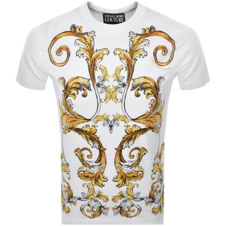 Product Image for Versace Jeans Couture Slim Fit T Shirt White