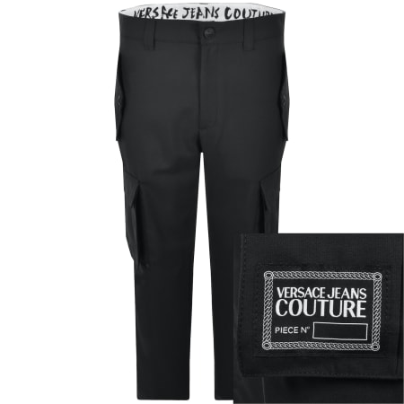 Product Image for Versace Jeans Couture Cargo Trousers Black