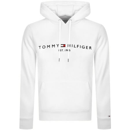 Product Image for Tommy Hilfiger Logo Hoodie White