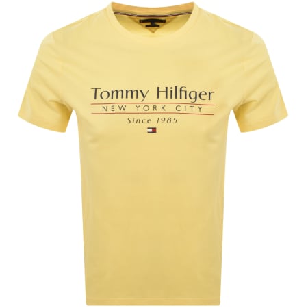 Product Image for Tommy Hilfiger Center Stack T Shirt Yellow