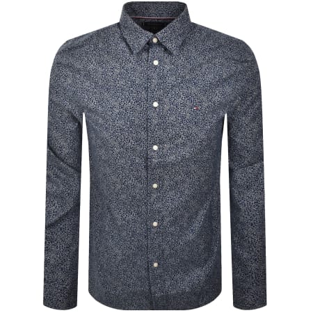 Product Image for Tommy Hilfiger Flex Poplin Floral Shirt Navy