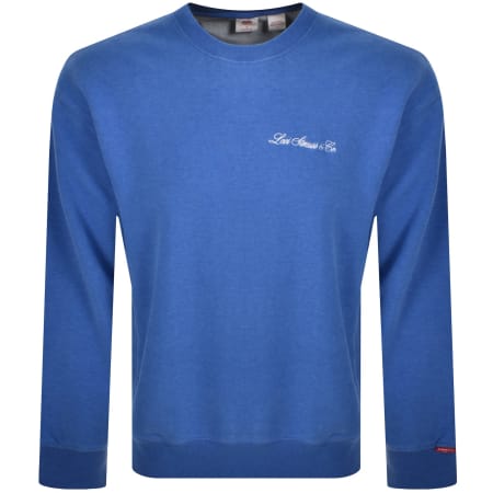 Product Image for Levis Relaxed Fit Graphic Sweatshirt Blue