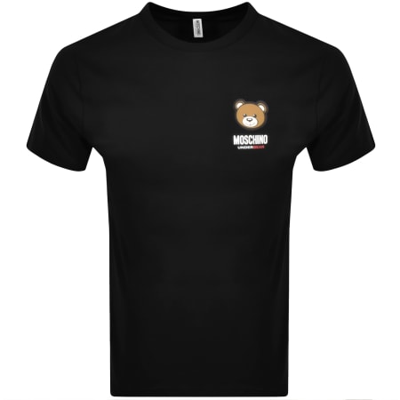 Product Image for Moschino Underwear Bear Logo T Shirt Black