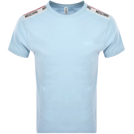 Product Image for Moschino Underwear Logo T Shirt Blue