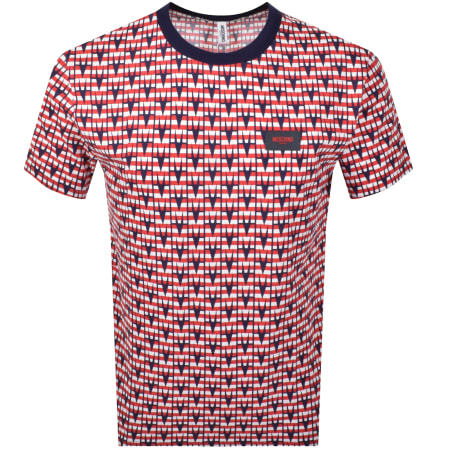 Product Image for Moschino Swim Logo Print T Shirt Blue