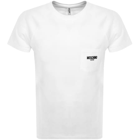 Product Image for Moschino Swim Logo T Shirt White