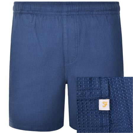 Product Image for Farah Redwald Waffle Shorts Blue