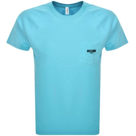 Product Image for Moschino Swim Logo T Shirt Blue