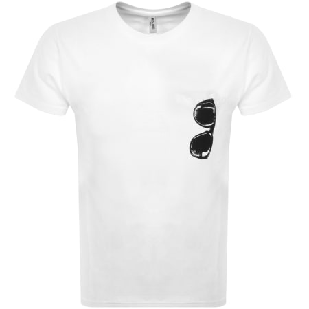 Product Image for Moschino Swim Logo T Shirt White