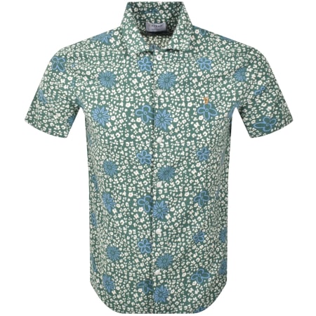 Product Image for Farah Landon Print Revere Shirt Green
