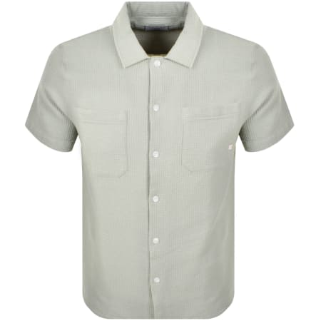 Product Image for Farah Judson Waffle Shirt Grove Green