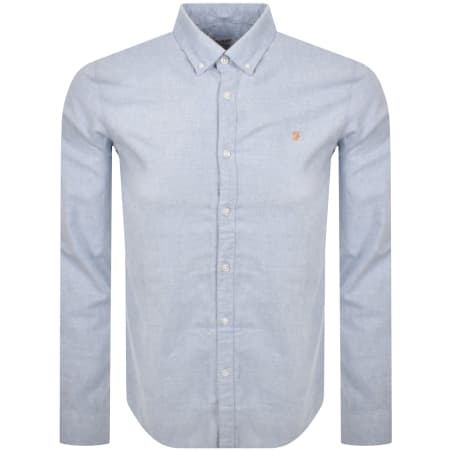 Product Image for Farah Steen Long Sleeve Shirt Powder Blue