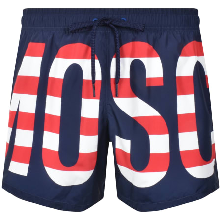 Product Image for Moschino Logo Swim Shorts Blue
