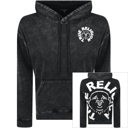 Product Image for True Religion Face Hoodie Black