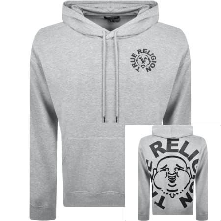 Product Image for True Religion Face Hoodie Grey