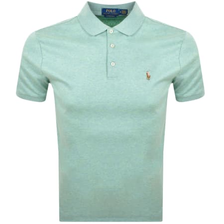 Product Image for Ralph Lauren Custom Slim Fit Polo T Shirt Green