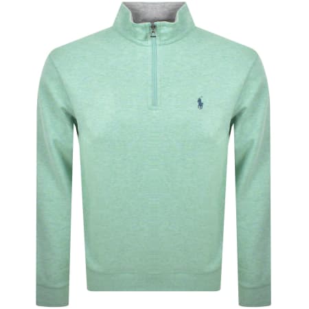 Product Image for Ralph Lauren Quarter Zip Sweatshirt Green