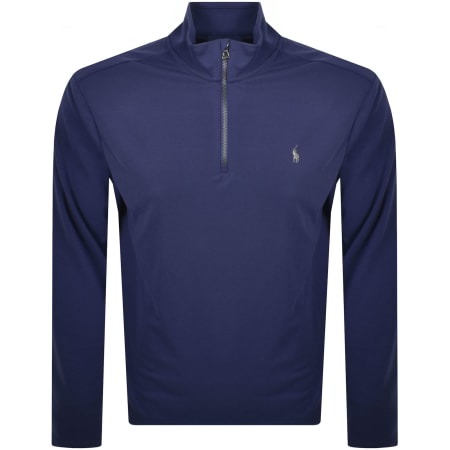 Product Image for Ralph Lauren Quarter Zip Sweatshirt Blue