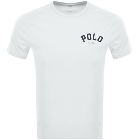 Product Image for Ralph Lauren Logo Crew Neck T Shirt White