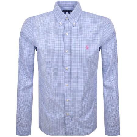Product Image for Ralph Lauren Check Long Sleeve Shirt Blue