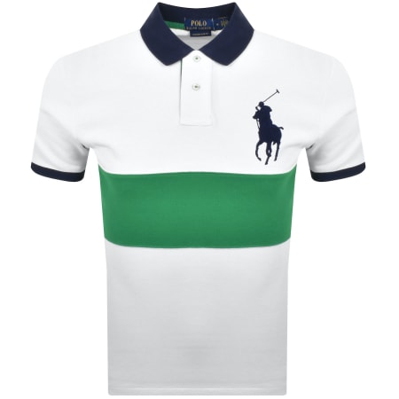 Product Image for Ralph Lauren Custom Slim Polo T Shirt White