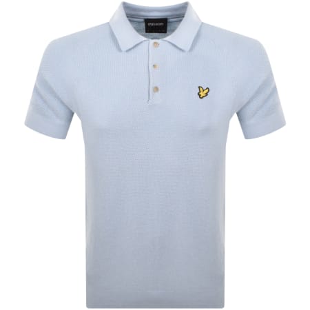 Product Image for Lyle And Scott Knitted Polo T Shirt Blue