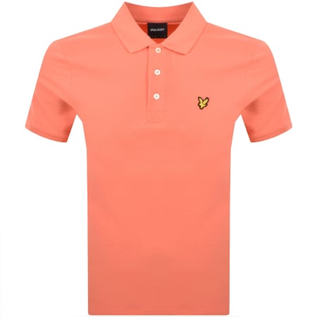 Product Image for Lyle And Scott Plain Polo T Shirt Coral