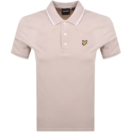 Product Image for Lyle And Scott Tipped Polo T Shirt Pink Salt