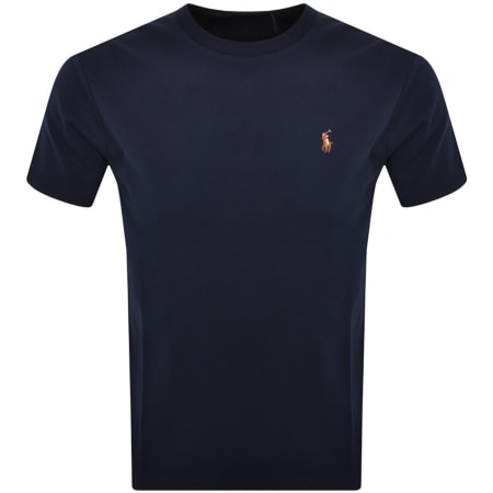 Product Image for Ralph Lauren Pima Crew Neck T Shirt Navy