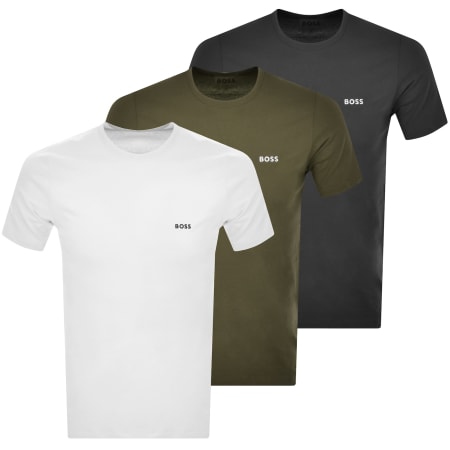Product Image for BOSS 3 Pack T Shirts White