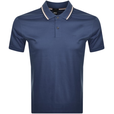 Product Image for BOSS Penrose 38 Polo T Shirt Blue