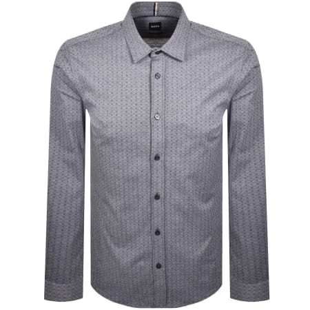 Product Image for BOSS C Roan Kent Long Sleeved Shirt Navy