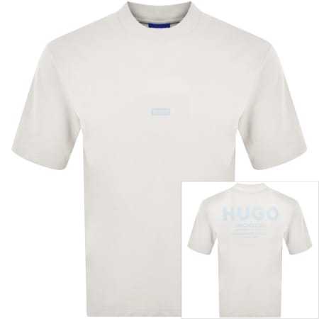 Product Image for HUGO Blue Nalono T Shirt Cream