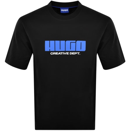 Product Image for HUGO Blue New Romi T Shirt Black