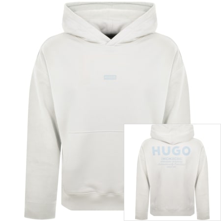 Product Image for HUGO Blue Nazardo Hoodie White